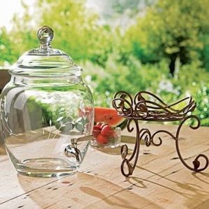 Princess House Glass Beverage Dispenser